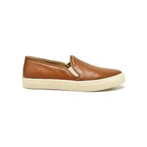 Tenis slip on feminino sapato plataforma casual couro legitimo confortavel 33 ao 40