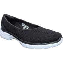 Tênis Slip On Go Walk 6 Knit Air Goga Mat Hyper Pillars 896129 Skechers Preto