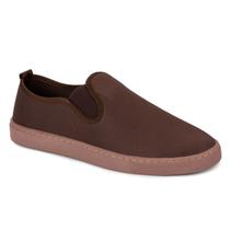 Tênis Slip On Iate Polo State Premium Canvas V2 Marrom