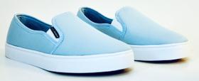 Tênis Slip on Iate Tecido Calce Facil Nik Macio Adadis Confort - Lig Shoes