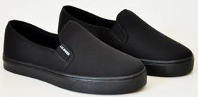 Tênis Slip on Iate Tecido Calce Facil Nik Macio Adadis Confort - Lig Shoes