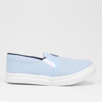 Tênis Slip On Infantil Kurz Cano Baixo Iate Menino