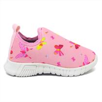 Tênis Slip On Infantil Menina Elástico Joguer