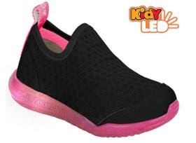 Tênis Slip On Kidy Flex Led 0201178 Infantil Feminino