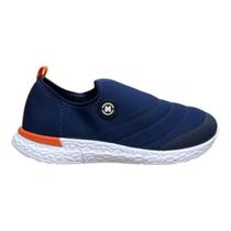 Tenis Slip on Lycra Escola Infantil Menino Molekinho 2831.104