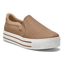Tênis Slip On Marrom Via Marte 010-023 Tênis Slip On Marrom Via Marte 010-023