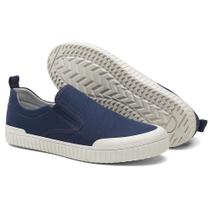 Tênis Slip On Masculino Bico Redondo Conforto Dia a Dia Tênis Slip On Masculino Bico Redondo Conforto Dia a Dia