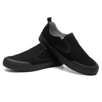 Tênis Slip On Masculino Calce Fácil Liso Básico Conforto