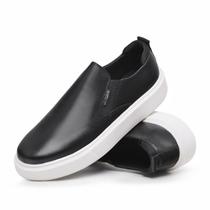 Tênis Slip On Masculino Casual Linha Conforto
