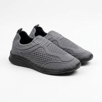 Tênis Slip On Masculino Confortável Malha Respirável Leve Casual Dia a Dia Várias Cores