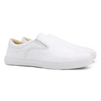 Tênis Slip-On Masculino Couro West Bulls Casual Conforto