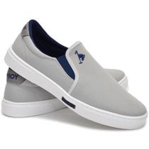 Tênis Slip On Masculino Polo Joy Lona Confortável