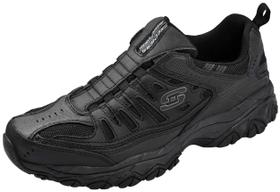 Tênis Slip-On Masculino Skechers Afterburn Memory Fit Preto