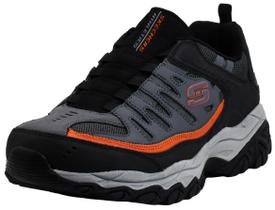 Tênis Slip-On Masculino Skechers Afterburn Wonted Preto 9.5 EUA