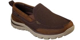 Tênis Slip-On Masculino Skechers Superior Milford Marrom 8XW