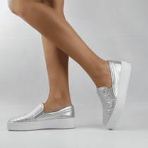 Tênis Slip On Metalizado Tênis Slip On Metalizado