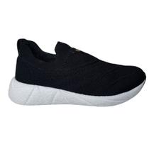 Tenis Slip On Modare Lancamento Solado Macio Nude Preto 7395.101 Tenis Slip On Modare Lancamento Solado Macio Nude Preto 7395.101