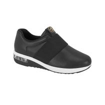 Tênis Slip On Modare Ultraconforto Casual Feminino Preto