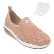Tênis Slip On Modare Ultraconforto e Meia MD25-73202 Tênis Slip On Modare Ultraconforto e Meia MD25-73202