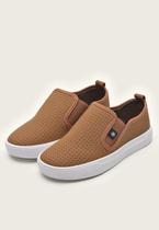 Tênis Slip On Molekinho Caramelo com microperfuros Ref.: 2801.164