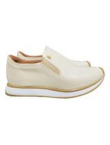 Tênis Slip On Off White Preto Confort Esporte Chique Casual Moda Feminina 2025
