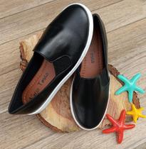 Tênis Slip On Preto