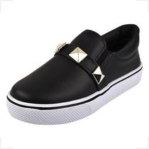 Tênis Slip on Preto