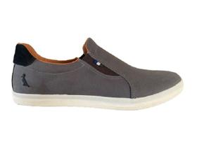 Tênis Slip On Reserva Lapa Tec - Cinza/Preto