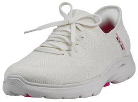 Tênis Slip-On Skechers Go Walk 6 Feminino Off White 39 Largura Ampla Tênis Slip-On Skechers Go Walk 6 Feminino Off White 39 Largura Ampla