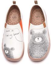 Tênis Slip On UIN Be with You em couro de microfibra feminino