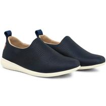 Tênis Slip On Usaflex Elastano Leve Baixo Resistente À Água