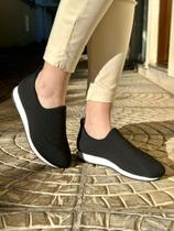 Tênis Slip On Usaflex Feminino Preto