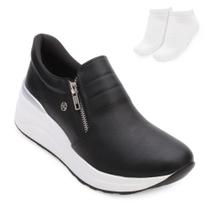 Tênis Slip On Via Marte e Meia VM24-08101 Tênis Slip On Via Marte e Meia VM24-08101
