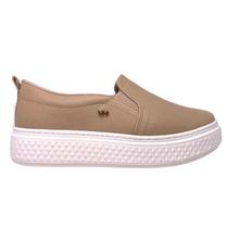 Tênis Slip On Via Marte Feminino 2315007 - Creme