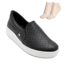 Tênis Slip On Via Marte PB e Meia VM26-020026 Tênis Slip On Via Marte PB e Meia VM26-020026