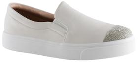 Tênis Slip On Via Uno Com Biqueira Branco