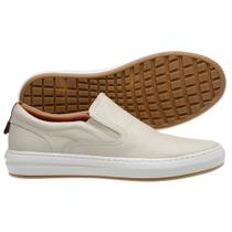 Tênis SlipOn Masculino Thrones em Couro Floter Lecas Casual e Super Conforto