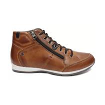 Tênis Smk Masculino Casual Couro Legítimo Antiderrapante
