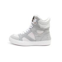 Tenis Sneaker Botinha Cano Alto Unissex Fitness Branco