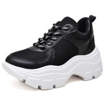 Tenis Sneaker Chunky Casual Ec Shoes Detalhes Recortes