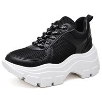 Tênis Sneaker Chunky Casual Pires Shoes com Cadarço Detalhado e Sola Alta
