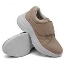 Tênis Sneaker Chunky Dk Shoes com Fita Auto Colante e Sola Borracha Robusta