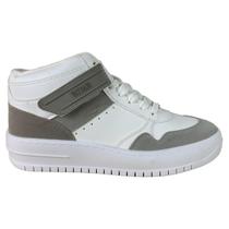 Tenis Sneaker Feminino Vizzano Casual Cano Alto Branco