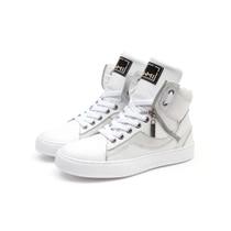 Tênis Sneaker Feminino Zíper Cano Alto Academia Couro Legítimo 20500 Várias Cores Tênis Sneaker Feminino Zíper Cano Alto Academia Couro Legítimo 20500 Várias Cores