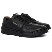 Tênis Sneaker Ferracini 24h Quest Couro com Cadarço Confortável Arredondado 9753-617