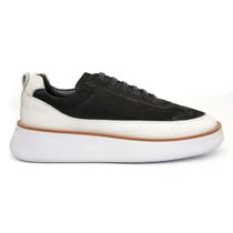 Tênis Sneaker Masculino Confort em Couro Nobre Feito a Mão