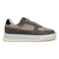 Tênis Sneaker Masculino Couro Legítimo Sola Translucida Tênis Sneaker Masculino Couro Legítimo Sola Translucida