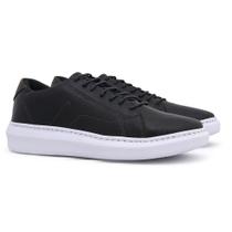 Tênis Sneaker Masculino Couro West Bulls Cadarço Moda Casual