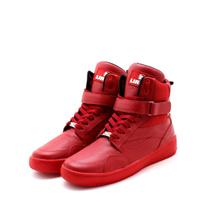 Tênis Sneakers Feminino E Masculino Lirom Fitness Cano Alto Musculação Vermelho