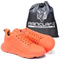 Tênis Snekers Cano Médio Em Couro Confortável